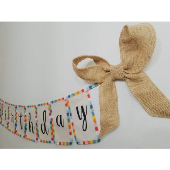 Reusable Birthday Banner - Picture 2 of 3